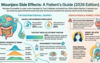 mounjaro side effects infographic