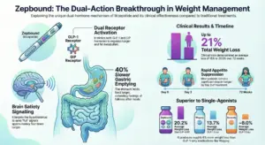 How Zepbound Works: Dual GLP-1/GIP Action – Appetite Off Week 1
