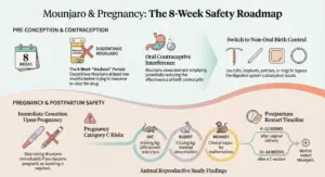 Mounjaro and Pregnancy: Category C Risk + Discontinue 2 Months Pre-Conception