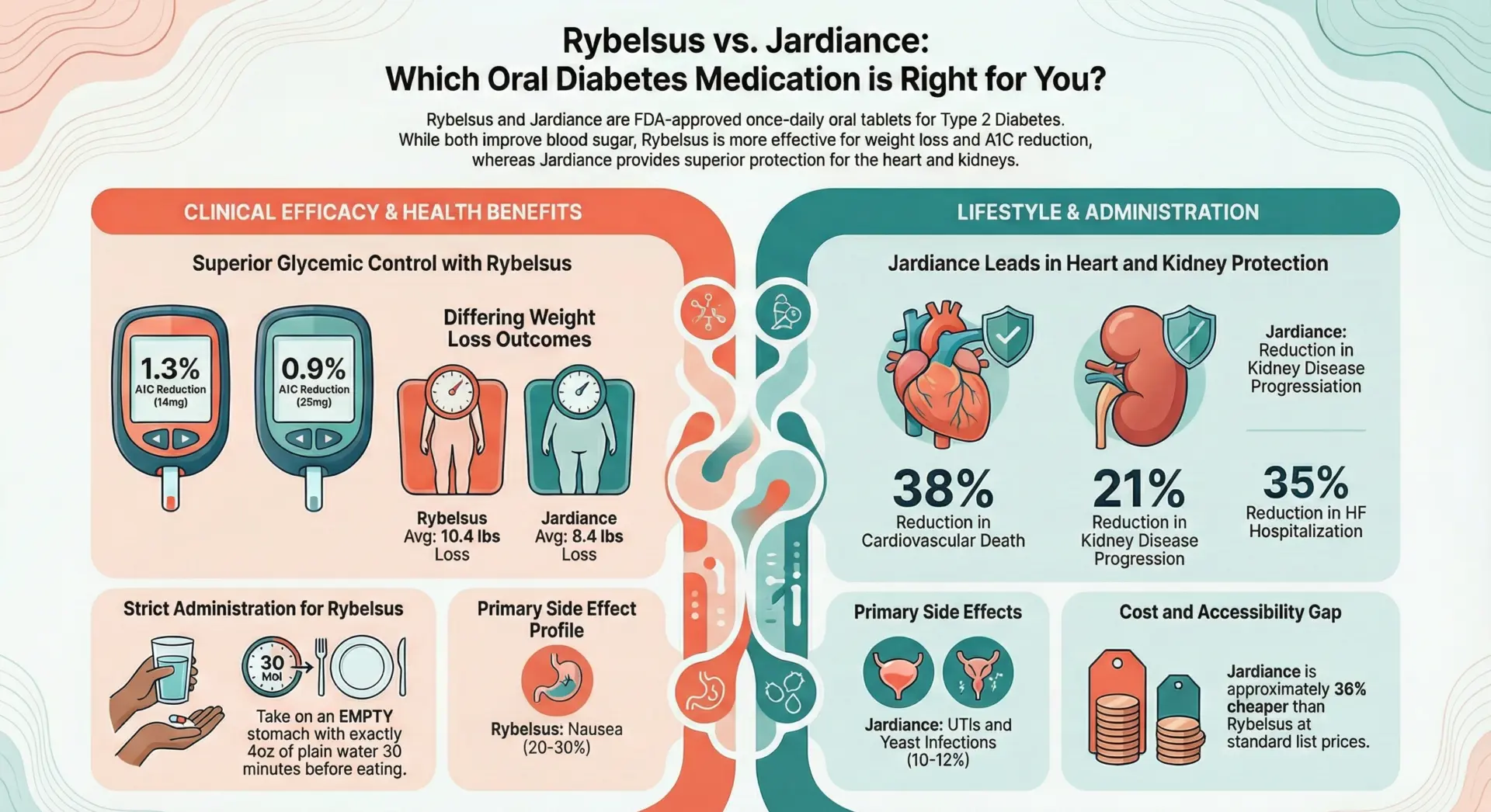 Rybelsus vs Jardiance