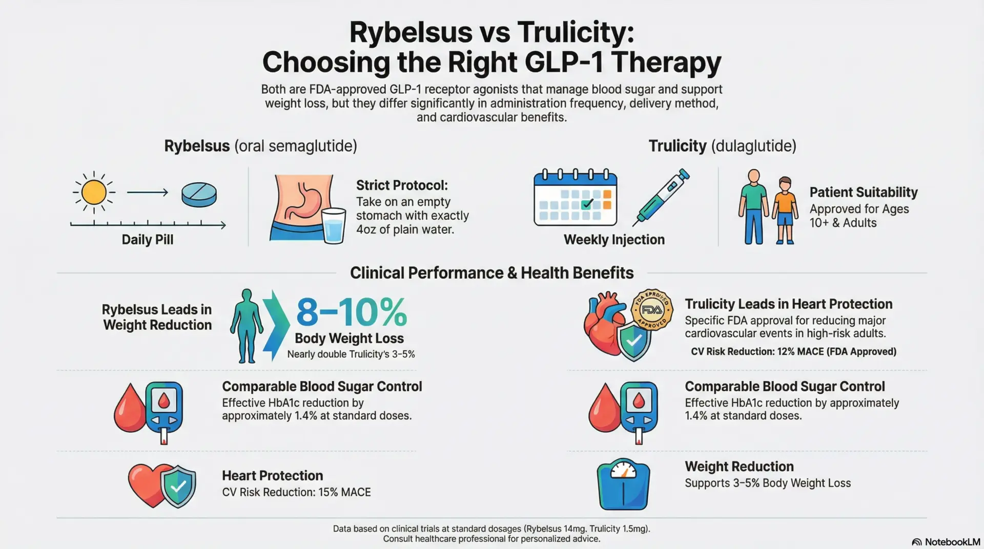 Rybelsus vs Trulicity Rybelsus vs Trulicity