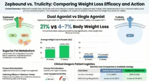 Trulicity vs Zepbound: 4-7% vs 21% Loss – Dual GIP/GLP-1 vs GLP-1