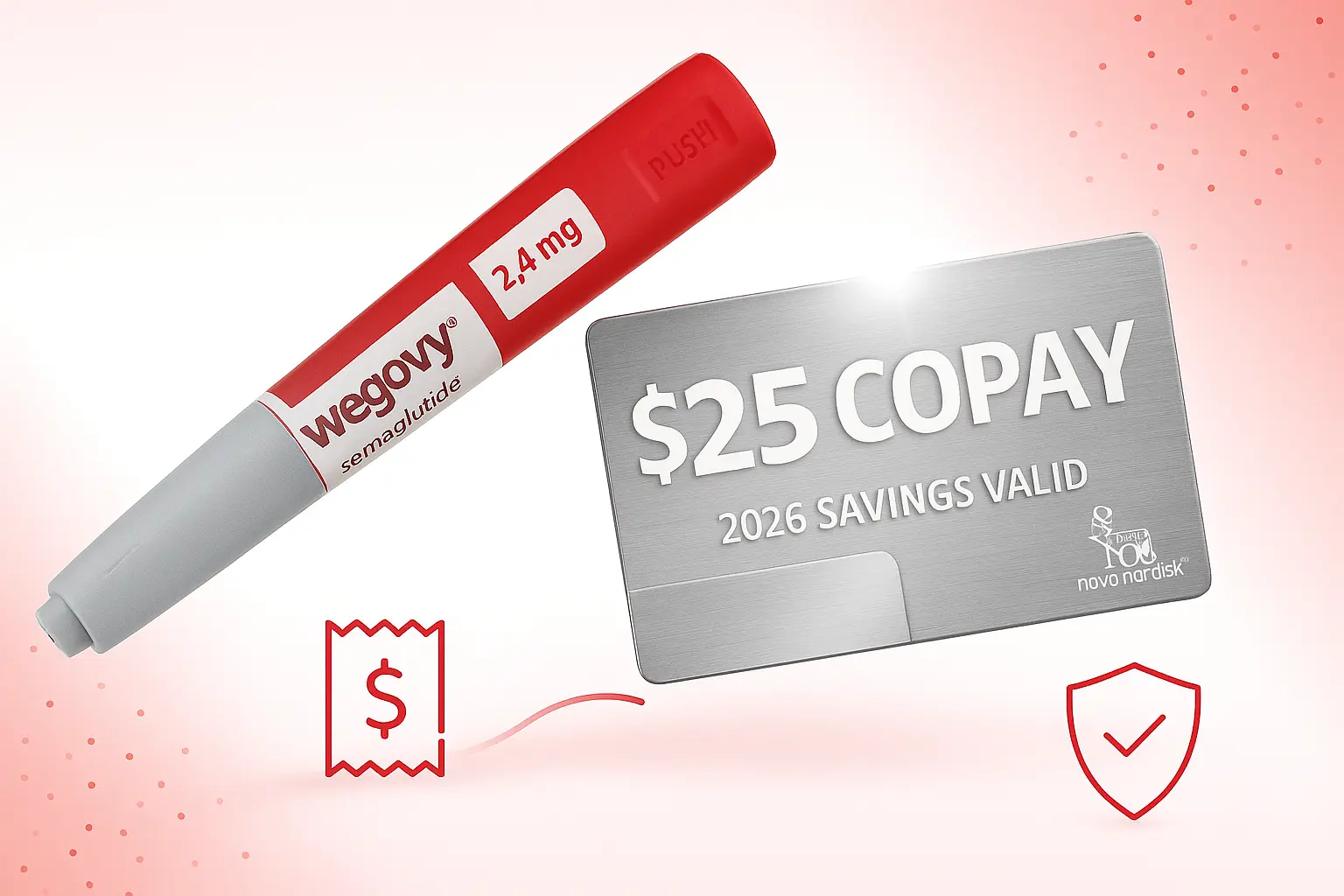 Wegovy $25 Copay Card 2026 Novo Nordisk