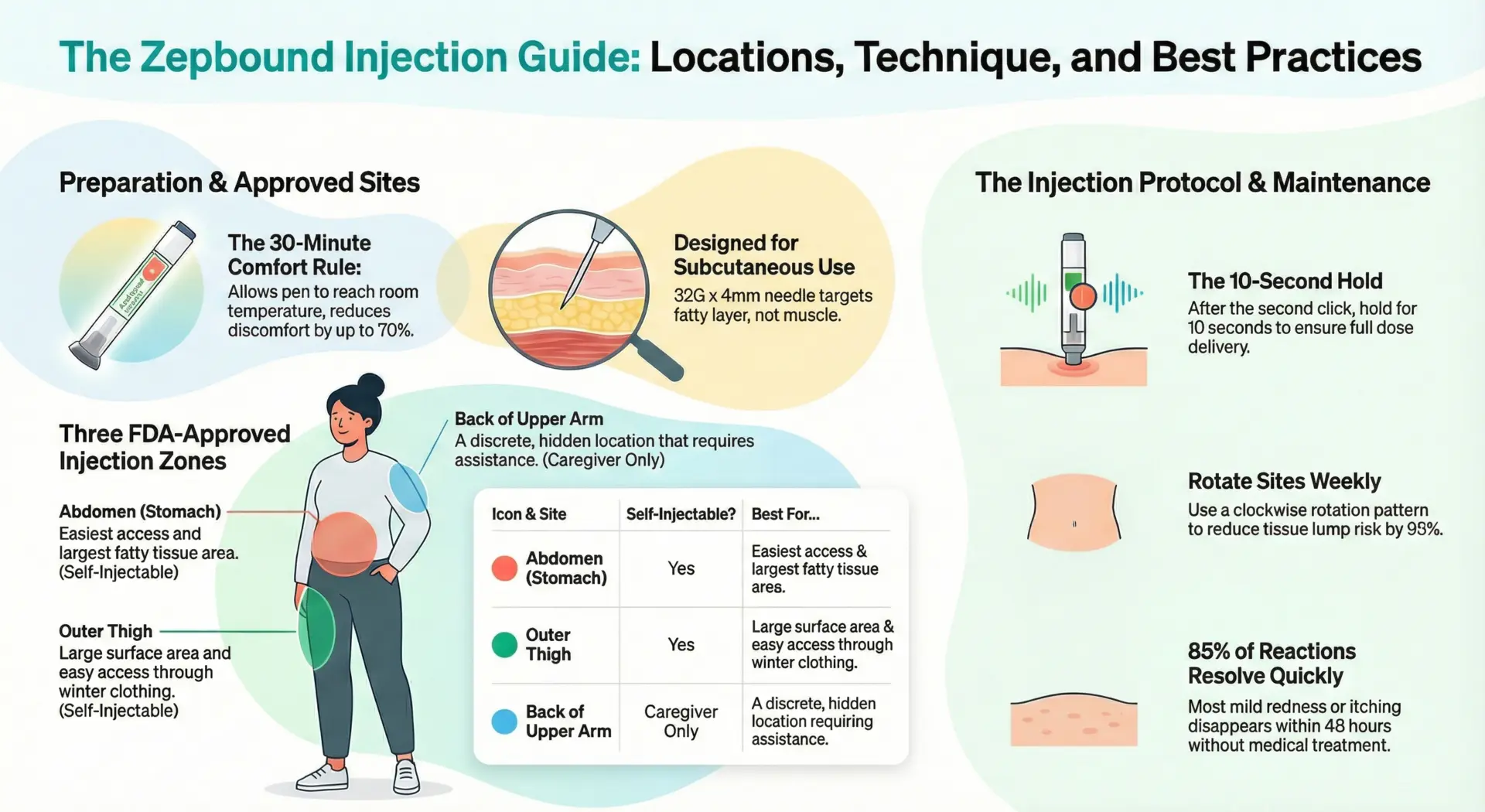 Zepbound Injection Sites