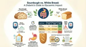 Is sourdough bread good for diabetics? Lower GI than white bread
