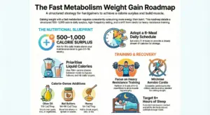 How to gain weight with fast metabolism?