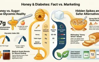 Honey and Diabetes Comparison Facts