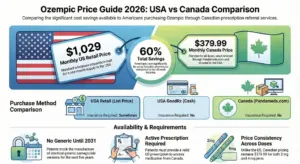 Ozempic Cost 2026: Canada vs USA Price Comparison Guide